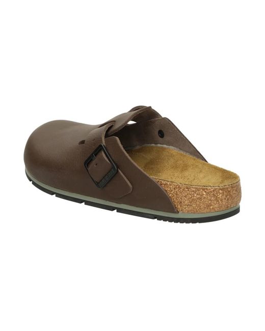 Birkenstock Brown Mules for men