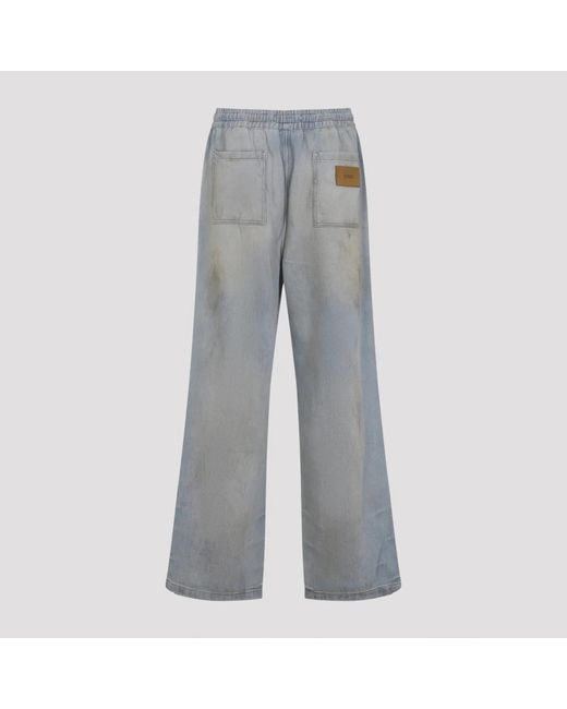 Amiri Gray Wide Jeans for men