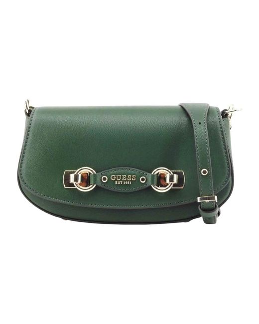 Guess Green Shoulder Bags