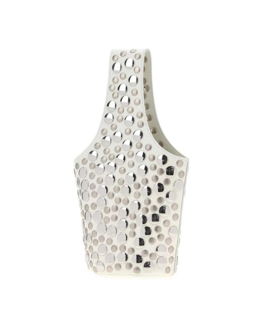 Khaite Metallic Bucket Bags