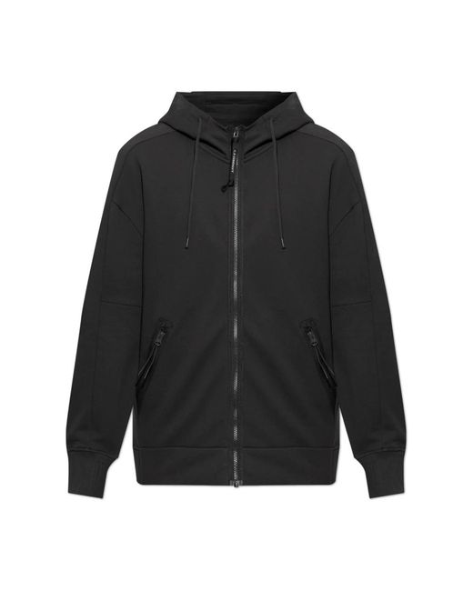 C P Company Black Zip-Throughs for men
