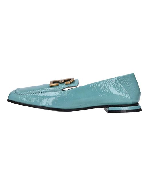 Fabi Blue Loafers