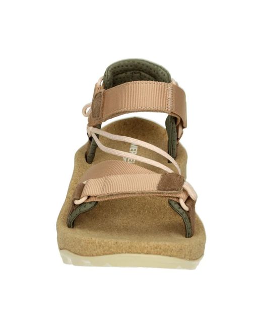 Merrell Schoenen ,Roze ,Leer Sportieve Sandalen Roze Multi Leer in het Metallic