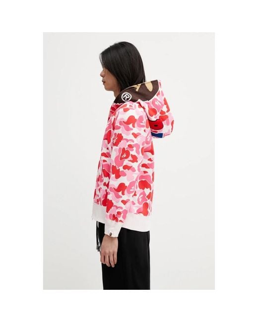 Zip-Throughs A Bathing Ape pour homme en coloris Red