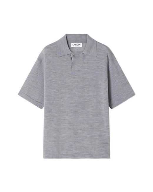 Lanvin Polo Shirts in het Gray voor heren