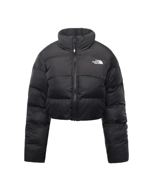 The North Face Jassen ,Zwart ,Leer Saikuru Short Waist Jacket in het Black