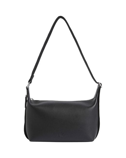 Calvin Klein Black Webbing Schultertasche