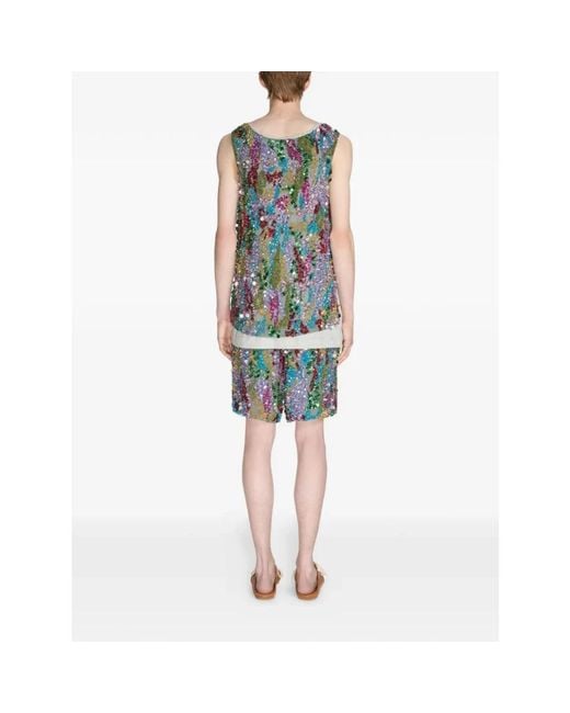 Dries Van Noten Blue Casual Shorts for men