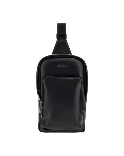 Guess Black Cross Body Bags for men