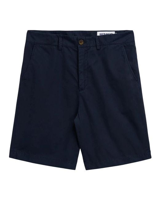 Sebago Blue Casual Shorts for men
