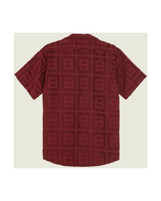 Shirts > short sleeve shirts Oas pour homme en coloris Red