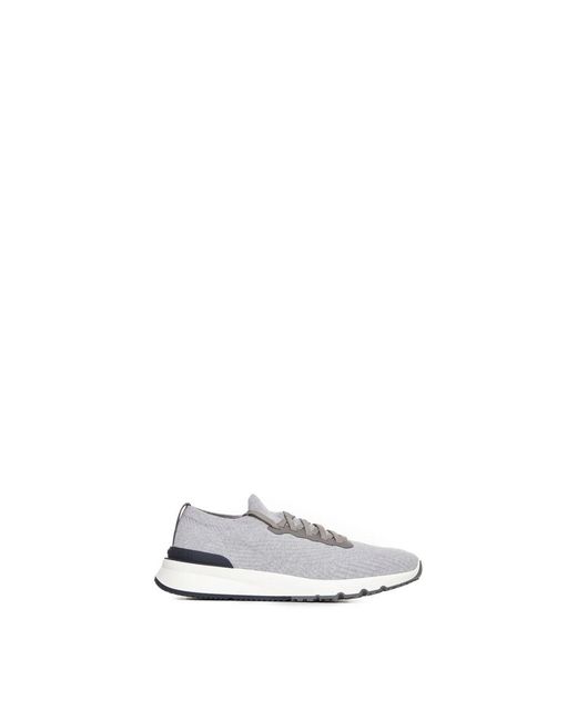 Brunello Cucinelli White Sneakers for men