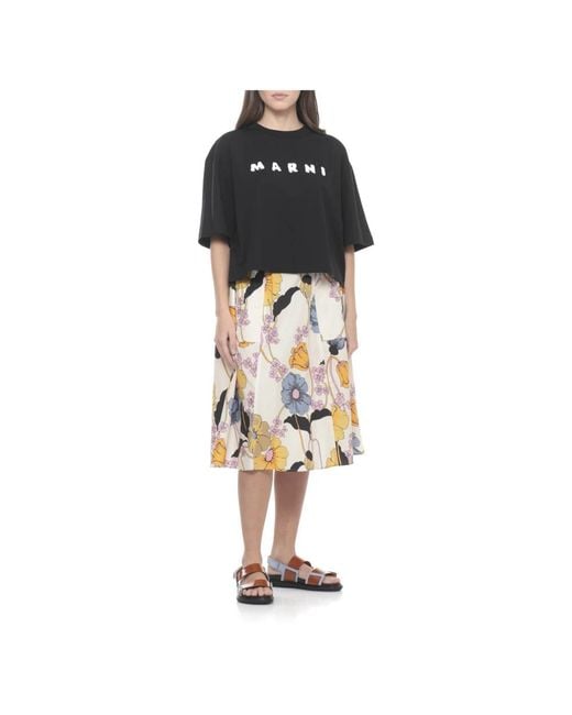Marni Brown Flat Sandals