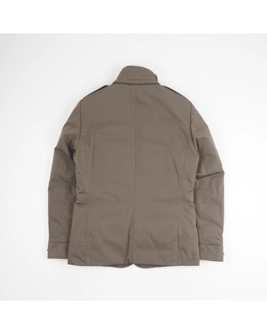 Moorer Brown Light Jackets for men