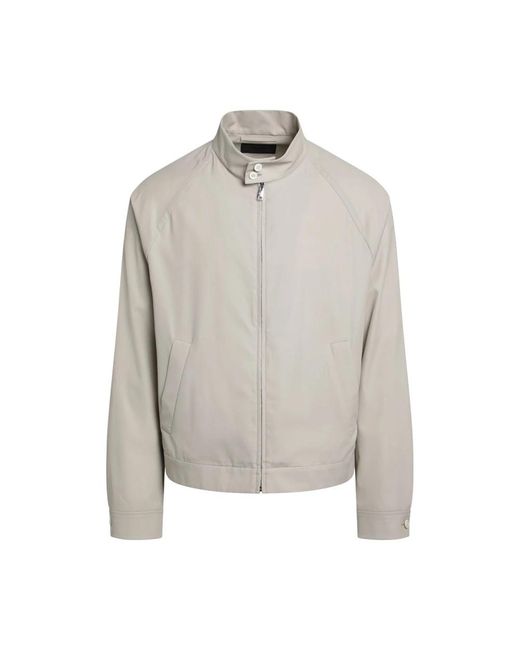 Prada Gray Light Jackets for men