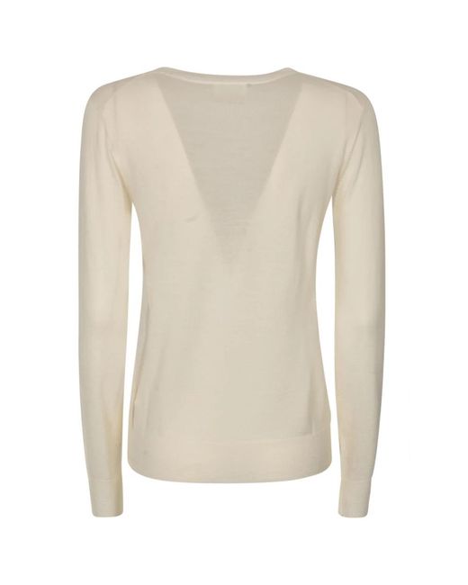 P.A.R.O.S.H. Natural Round-Neck Knitwear