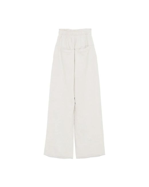 Entire studios White Wide Trousers for men