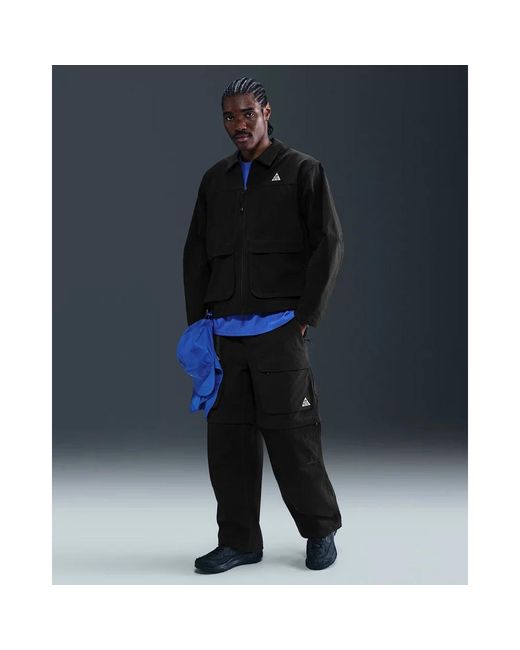 Nike Smith Summit Uv Blocking Canvas Jacket in het Black voor heren
