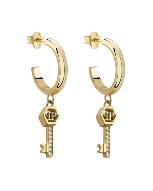 Philipp Plein Metallic Earrings