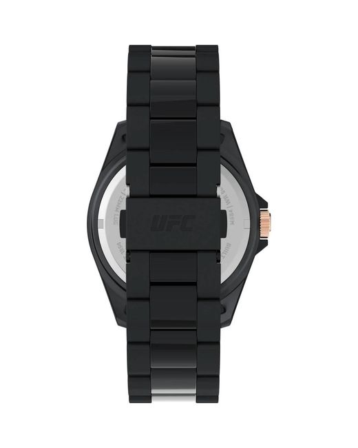 Timex Accessoires ,Zwart ,Analoge Zwarte Roestvrijstalen Horloge in het Black voor heren