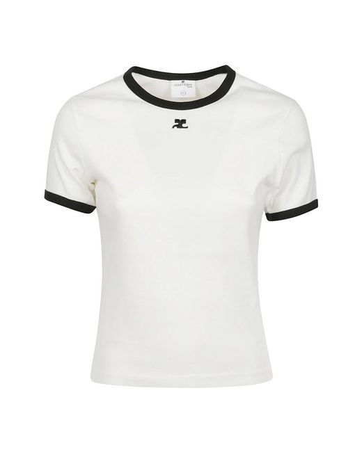Courreges White T-Shirts