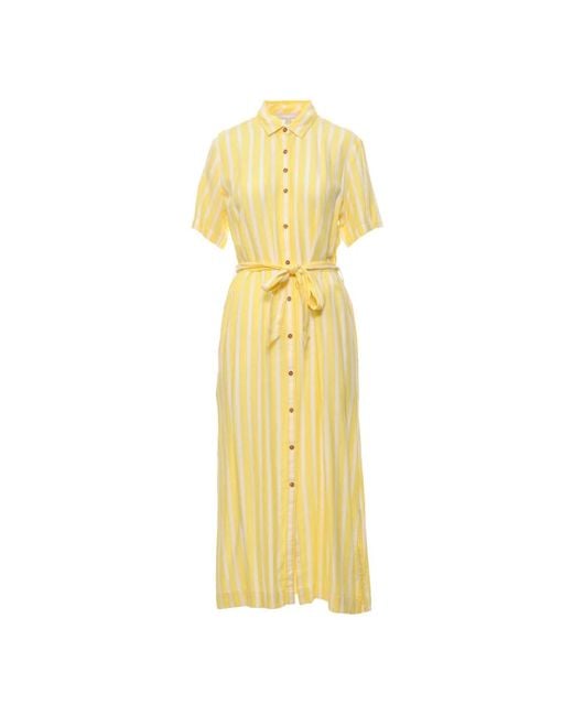 Barbour Yellow Shirt Dresses