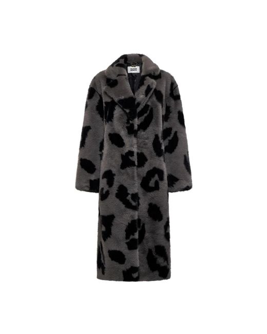 Single-Breasted Coats Silvian Heach de color Black