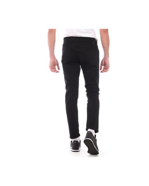Daniele Alessandrini Black Slim Fit Jeans for men