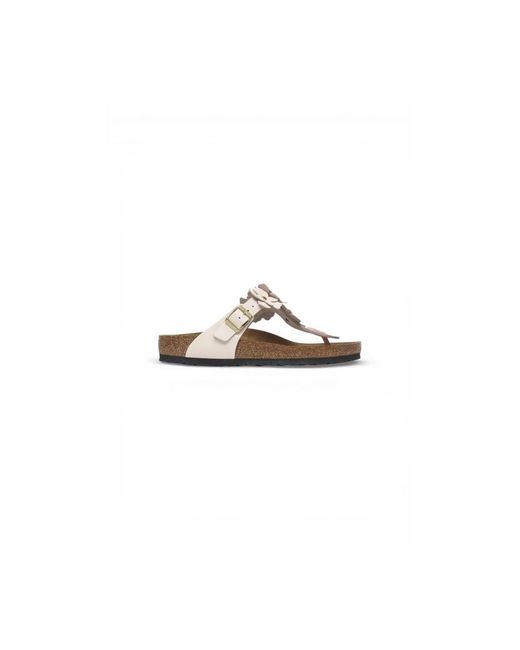 Birkenstock Metallic Flip Flops