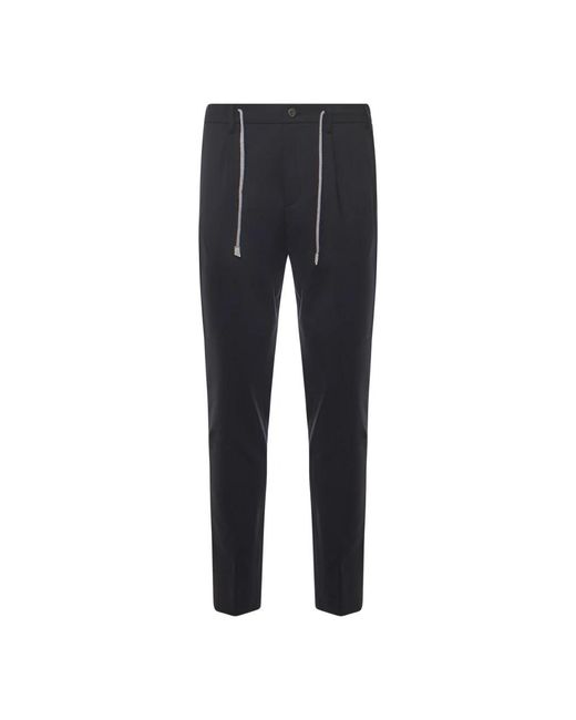 Eleventy Blue Slim-Fit Trousers for men