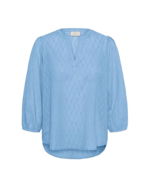 Blouses Kaffe de color Blue