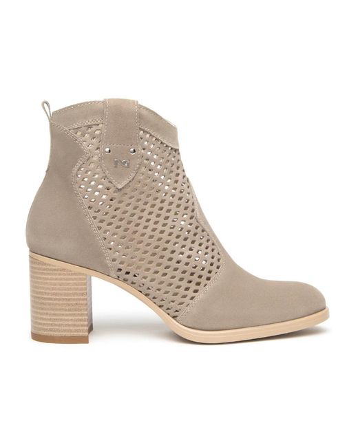 Nero Giardini Natural Heeled Boots