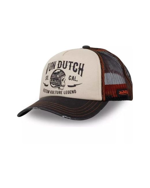 Cappello trucker crew alla moda di Von Dutch in Multicolor da Uomo