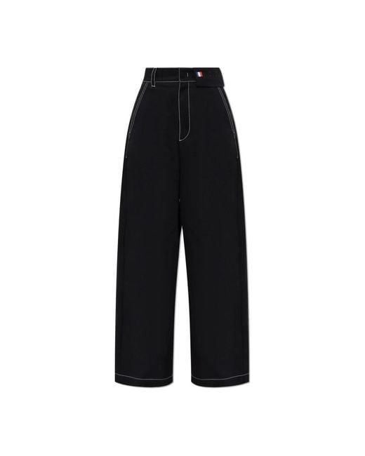 Moncler Black Wide Trousers