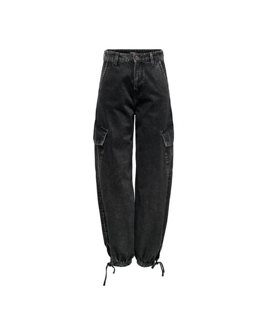 ONLY Black Loose-Fit Jeans