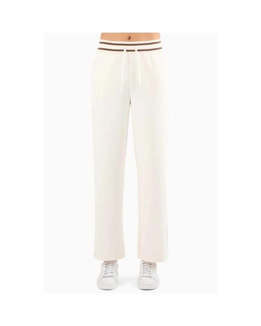 ARMANI EXCHANGE Natural Wide Trousers