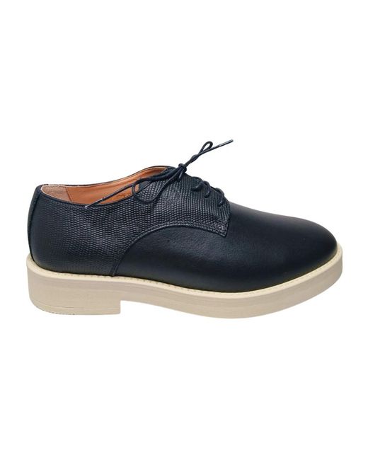 Pollini Blue Laced Shoes