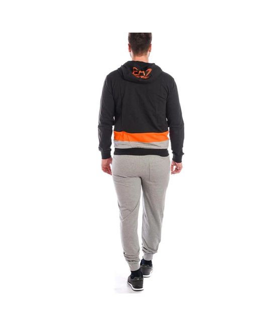 Entraînement EA7 pour homme en coloris Black