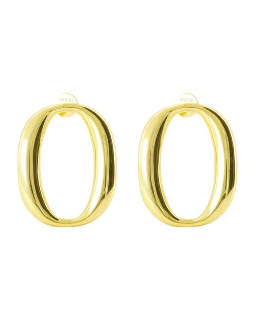 Patou Metallic Earrings