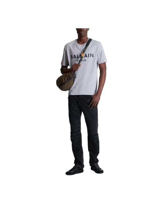 Balmain Blue Slim-Fit Jeans for men