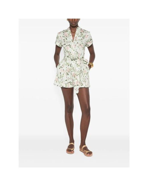 Alice + Olivia Playsuits in het White