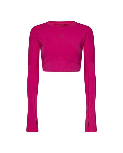 Adidas By Stella McCartney Pink Long Sleeve Tops
