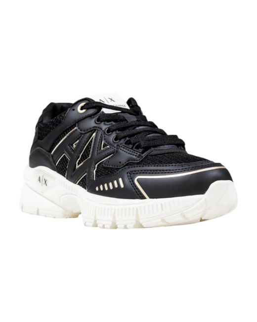ARMANI EXCHANGE Black Sneakers