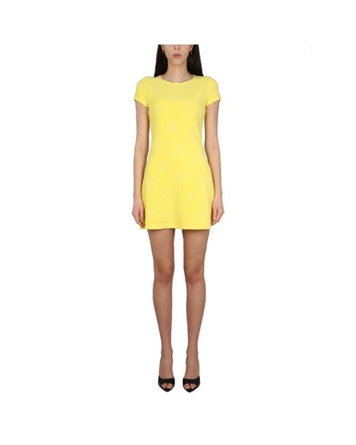 DSquared² Yellow Short Dresses