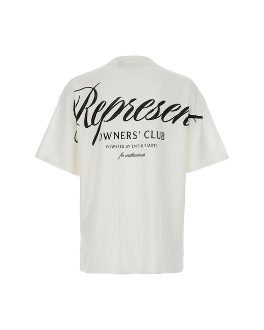 Represent Crewneck t-shirt mit owners club print in White für Herren