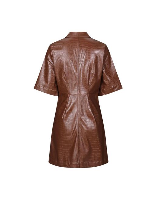 Samsøe & Samsøe Brown Shirt Dresses