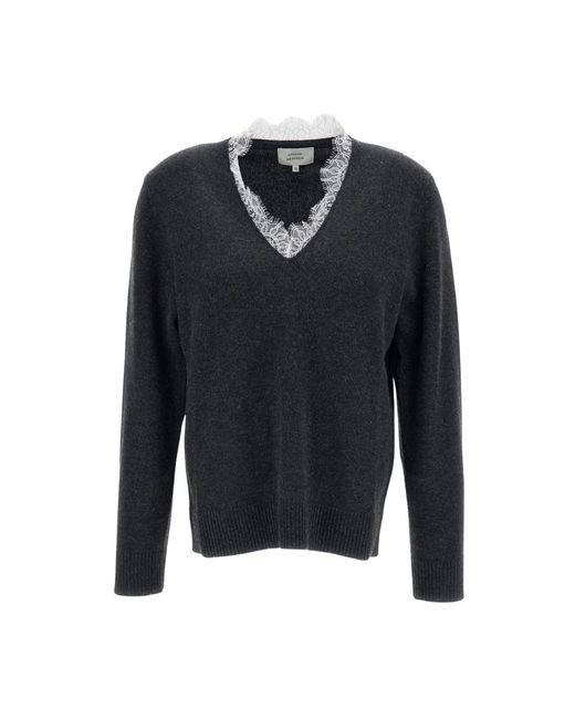 Loulou de Saison Blue V-Neck Knitwear