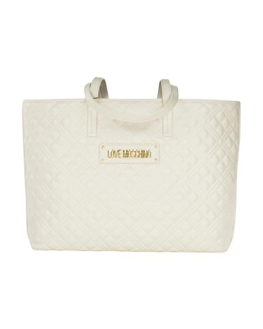 Love Moschino Natural Tote Bags