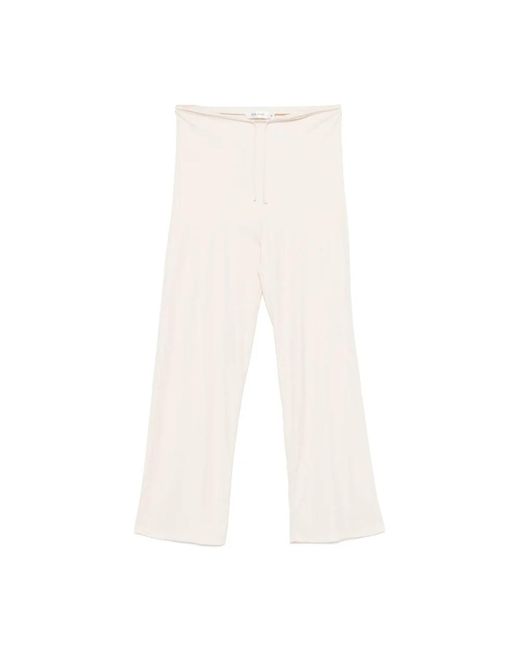 AYA MUSE White Wide Trousers
