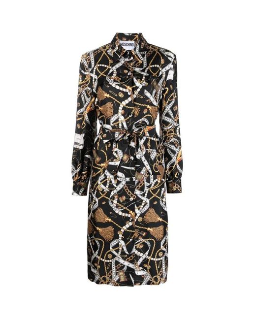 Robes Moschino en coloris Black